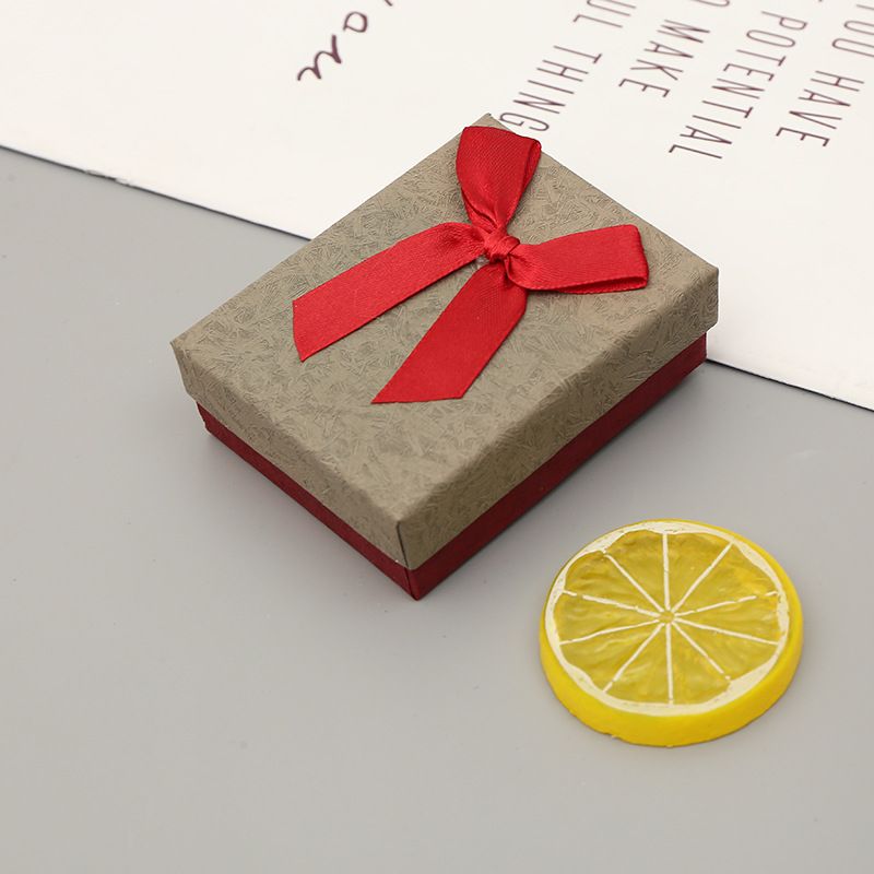 Uhrenbox Leinen Uhrenbox Hülle Schmuckschatulle Schleife Schmuckschatulle Ohrringbox_voghion.com