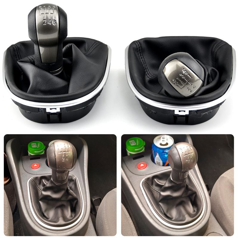 Car Shift Knob Lever Change Gearbox Shifter For Seat Altea 2004-12 Leon II 2005-12 Toledo III Manual Gear Selector_voghion.com