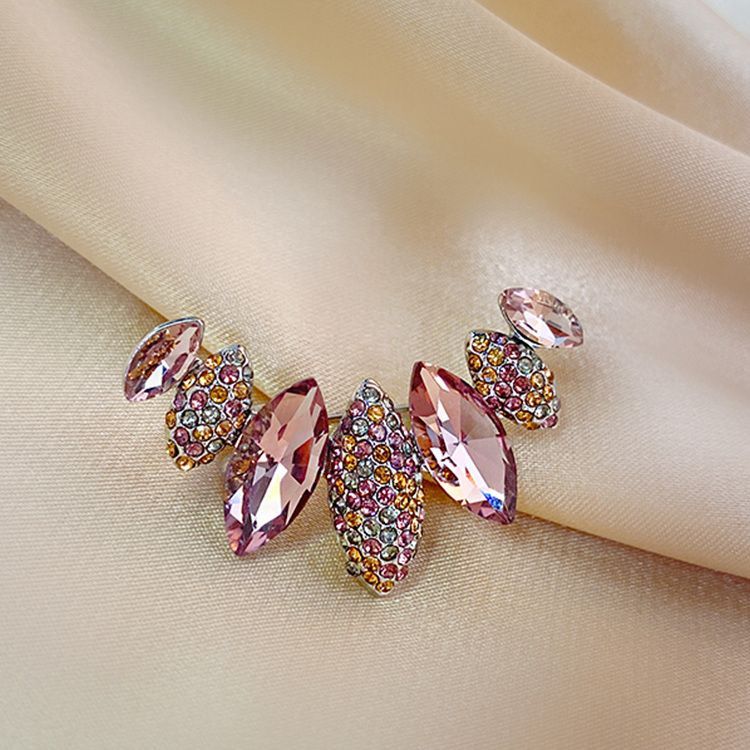 Broche de alta gama para mujer, diseño de cristal con sentido de alta gama, broche de ramillete, accesorio decorativo para traje y ropa._voghion.com