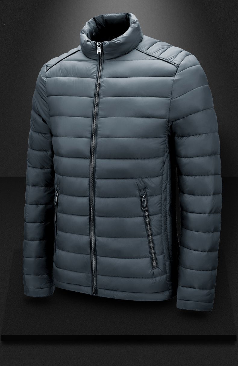 Herrenbekleidung Leichte Steppjacke für Herren – Slim Fit Packable Coat (6 Farben, M-6XL)_voghion.com