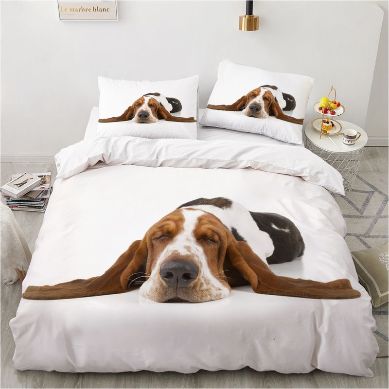 Lindo juego de cama de animales para mascotas, juego de cuatro piezas para perros y cachorros_voghion.com