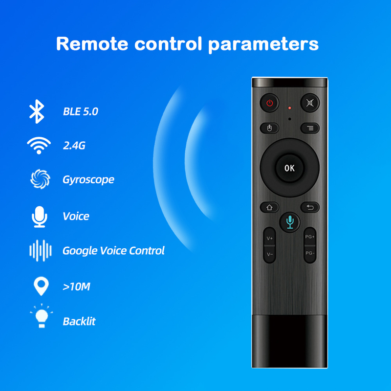 Q5 voix Gyroscope Air souris avec Microphone 3 axes Gyroscope télécommande pour Smart TV Android Box_voghion.com