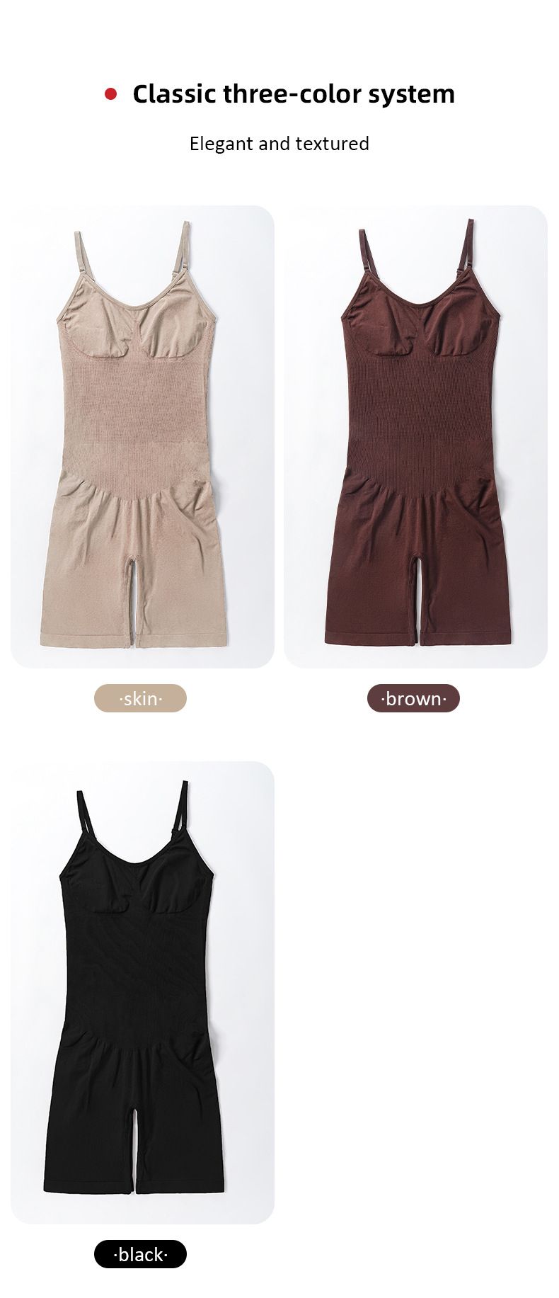 Shapewear-Bodysuit in Übergröße, postpartale Hüftstraffung, nahtlose Shapewear, Damenkorsett, Ganzkörper-Sling, Bauchstraffung, Bodysuit_voghion.com