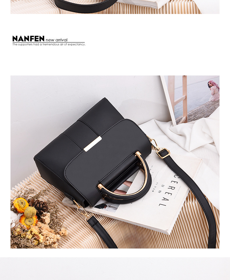 Fashion Large Capacity Messenger Bag Shoulder Bag Temperament Handbag_voghion.com