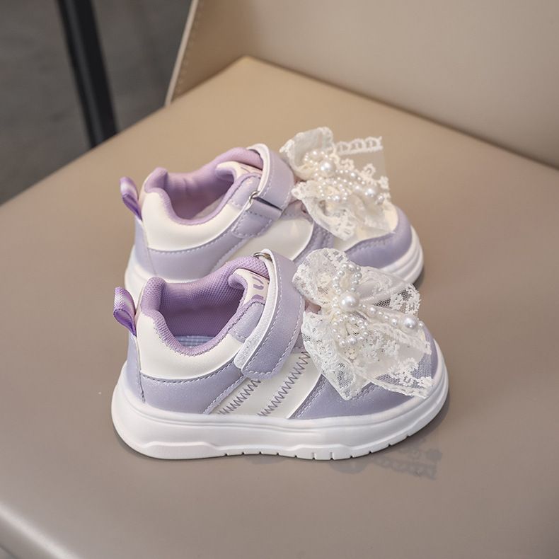 SHLIANG Mädchen Prinzessin Schuhe Rosa Niedliche Turnschuhe Schleife Weiche Sohle Kleinkind Schuhe Mode Bequeme Alltagskleidung Kinderschuhe Y0680_voghion.com