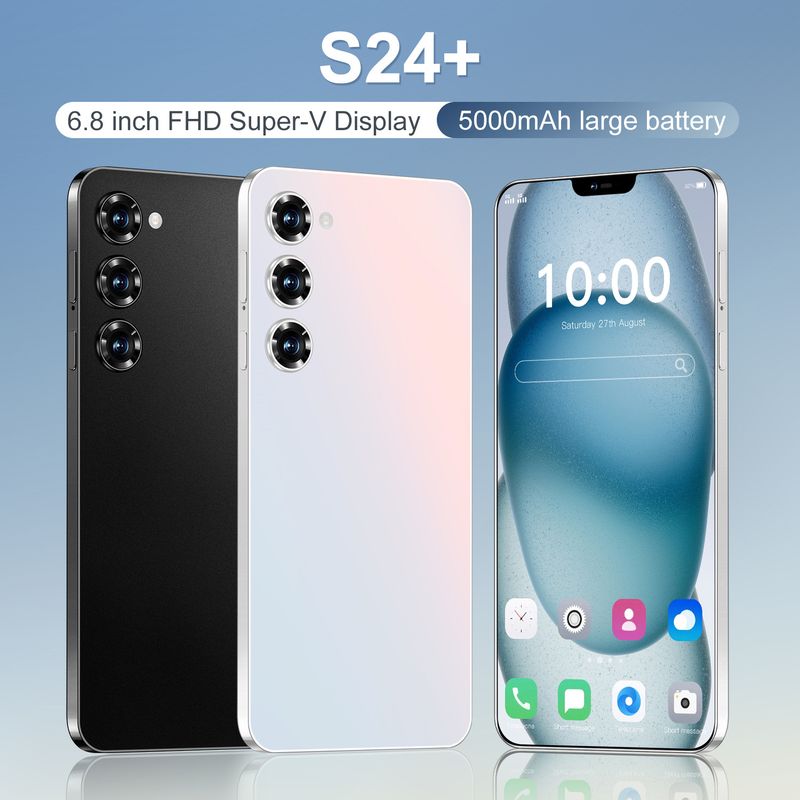 Hot Selling S24+phone 8+256G 7.3-inch Notch Screen Android Phone Meikeduo OZON Available_voghion.com