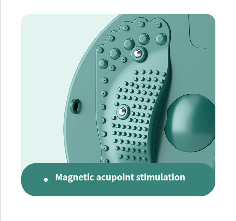 Home Magnetic Slimming Resistance Band Waist Twisting Disc Rotating Exercise Equipment Office Abdominal Trainer_voghion.com