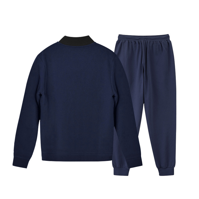 2023 neue Kontrast Jacke Frühling und Herbst Reversible Stehkragen Hübsches Große Größe männer Set_voghion.com