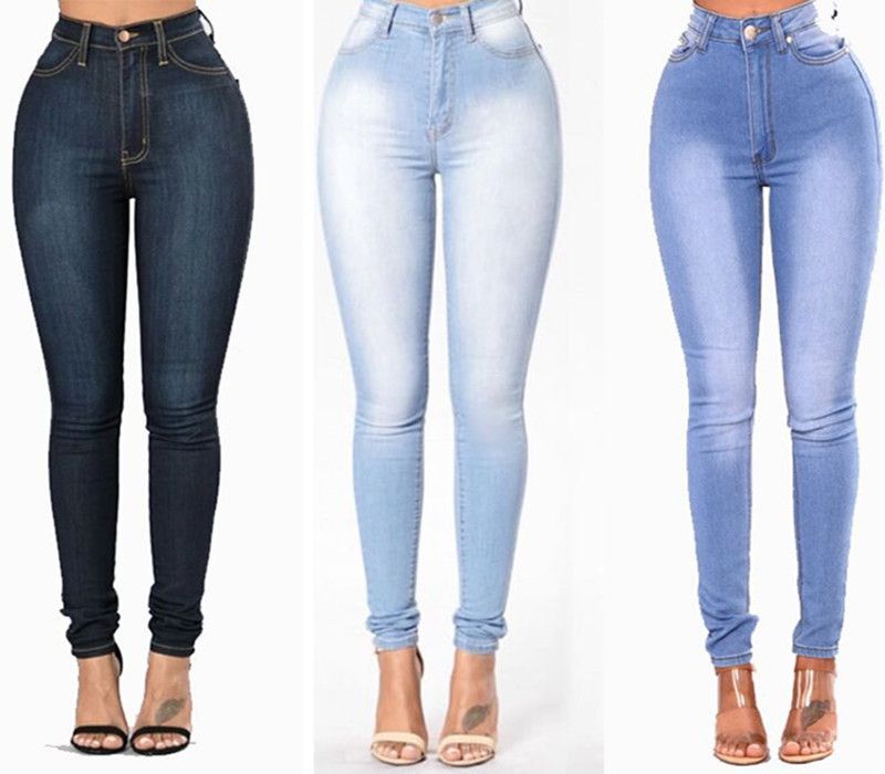 fashion slim fit stretch denim pencil pants for women_voghion.com