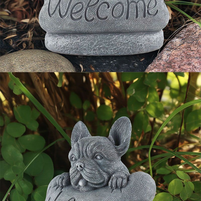 Nuovo cartello stradale con indicatore di benvenuto per cuccioli da giardino, decorazione per prato e cortile_voghion.com
