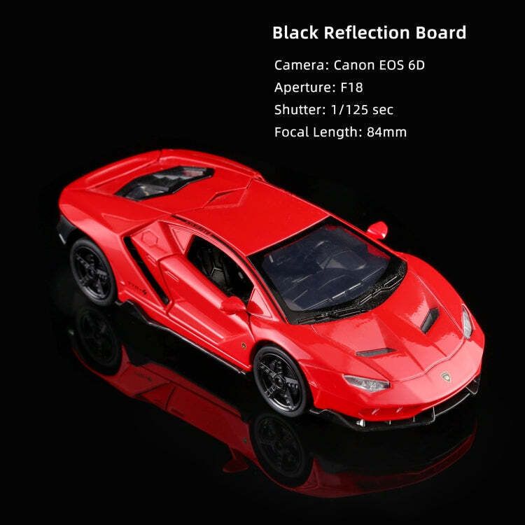PULUZ 30cm Photography Acrylic Reflective Display Table Background Board(Black)_voghion.com