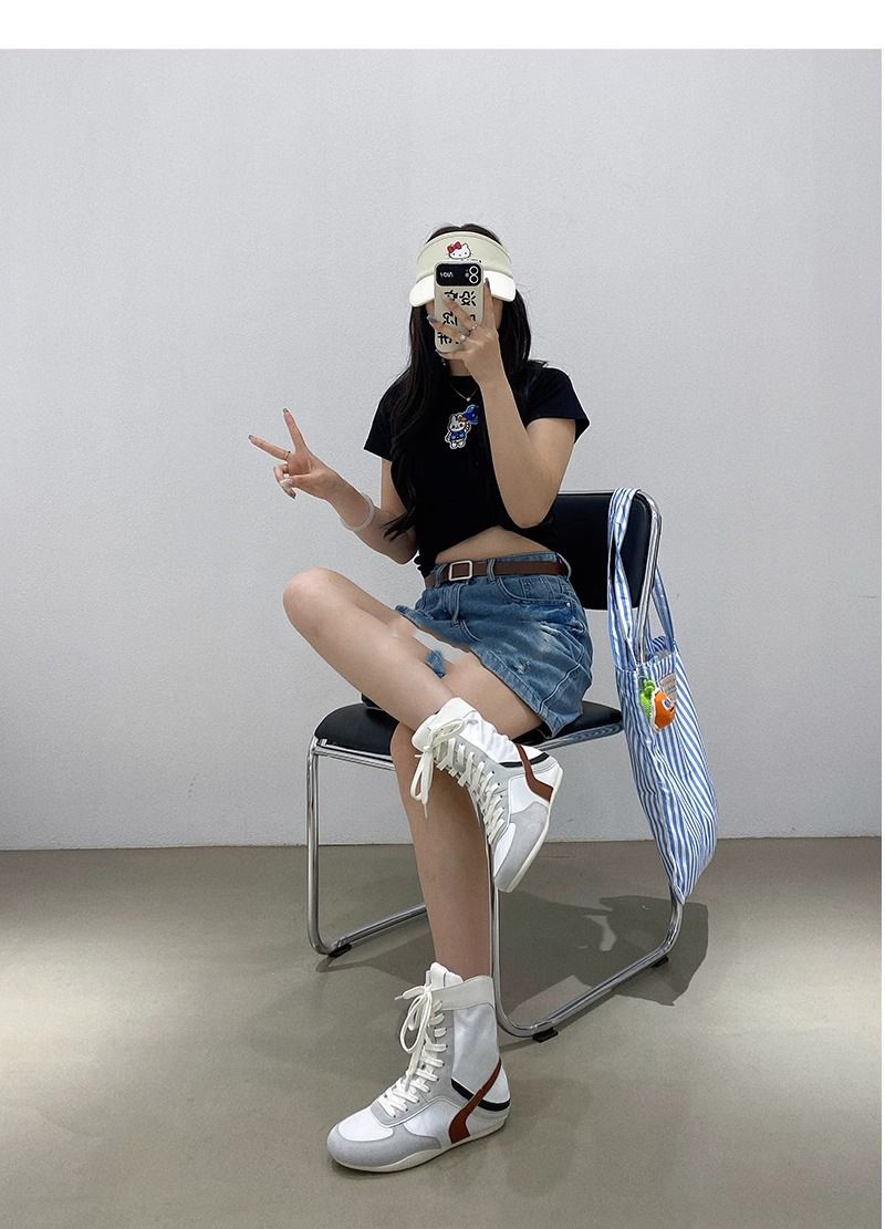 Women Boxing Boots Miu Series Height Increasing Casual Genuine Leather Boxing Boots For Women Lightweight Comfortable Breathable Sports_voghion.com