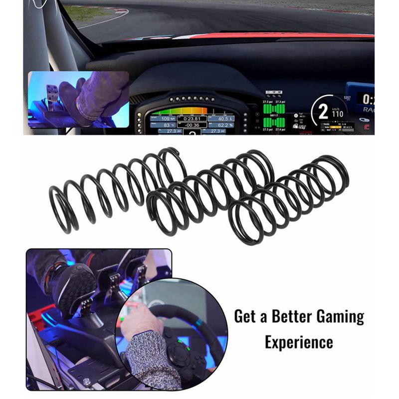 Car game simulator brake pedal throttle clutch pedal spring kit for Logitech G25G27_voghion.com