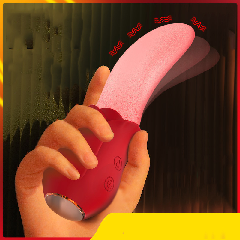 Vibrator Clitoral G Licking Spot Massager Clit Realistic Tongue Dildo l Vibrating Stimulator 10 Mod Stimuator_voghion.com