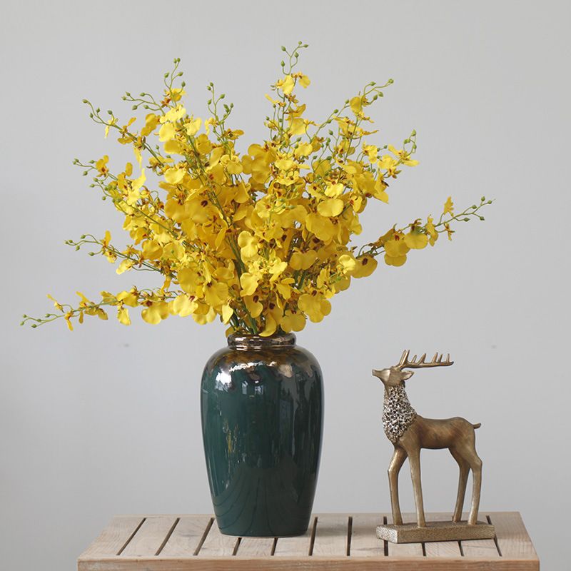 Phalaenopsis soggiorno da terra arte floreale oncidium composizione floreale decorazione domestica_voghion.com