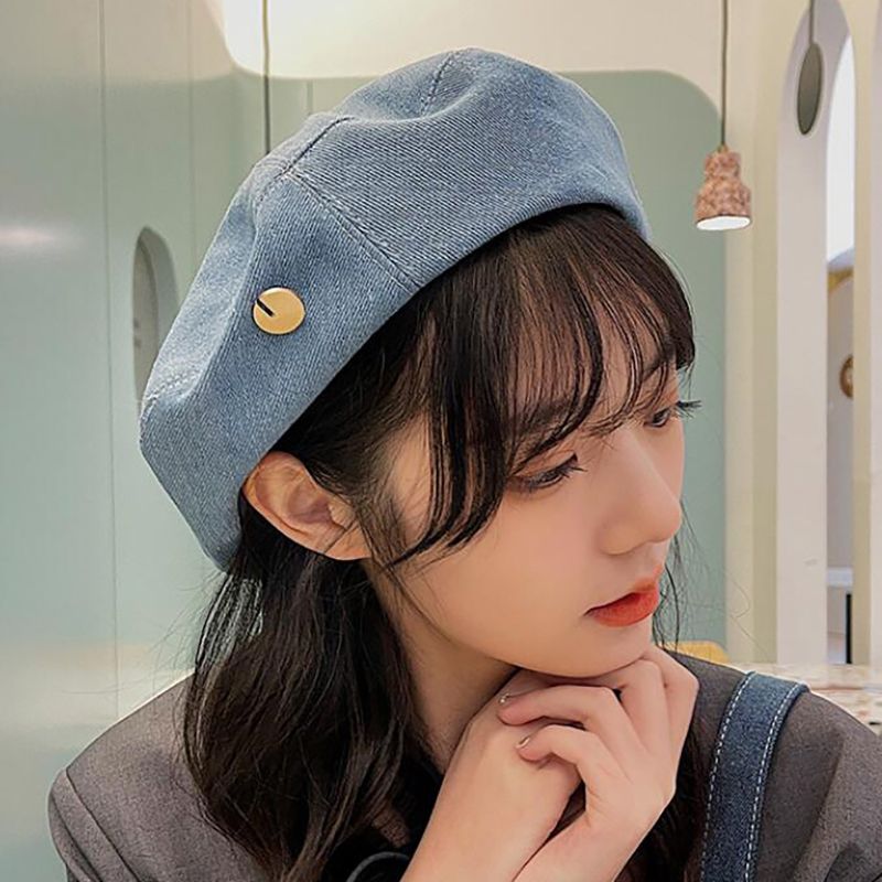 Hot Sale For Women Autumn Winter New Sweet Cool Light Woolen Hats Fashion British Artist Style Retro Versatile Berets Caps_voghion.com