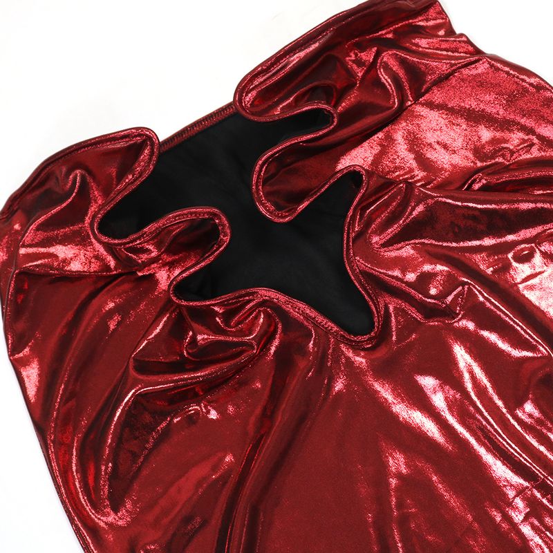 Sexy ärmelloses Crop-Top mit Maxirock-Set – elegantes monochromes zweiteiliges Outfit für Damen_voghion.com