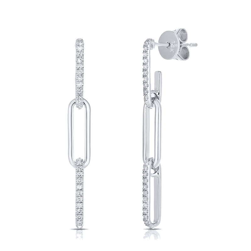 Women's Jewelry S925 Silver Needle Long Micro Paved Zircon Tassel Earrings Fashion Retro Earrings_voghion.com