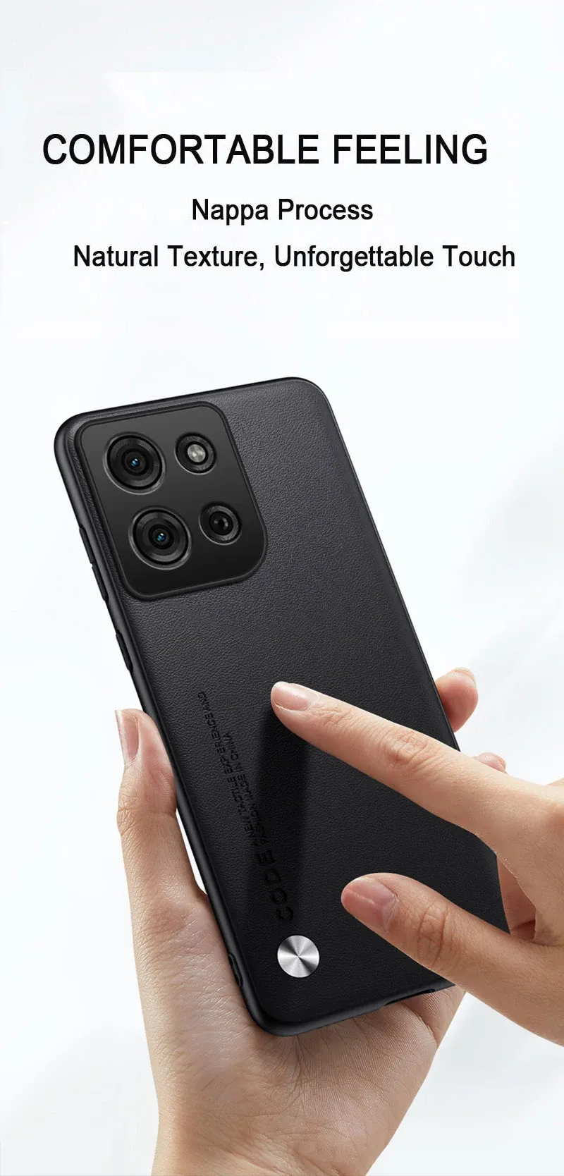 Custodia protettiva in PU+TPU in similpelle di lusso per Moto G85 G75 G55 G45 G35 G15 G05 G84 G64 G54 G34 G24 G04/S E15 E14 con copertina morbida._voghion.com