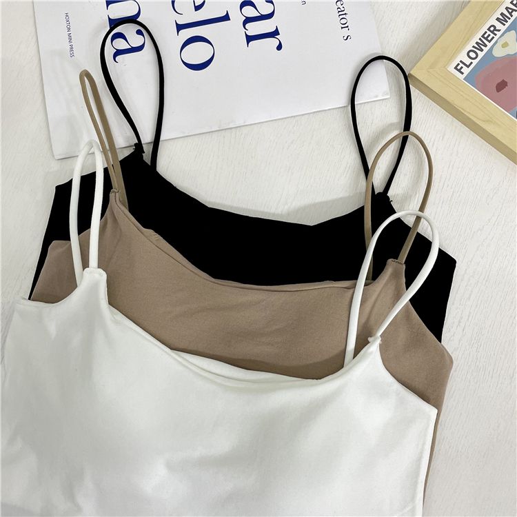 Completo intimo autunnale Beauty Back Khaki con spalline sottili_voghion.com