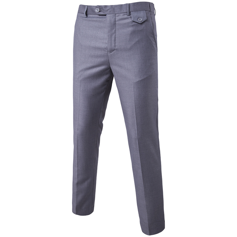 Fashion Quality Men's New Solid Color Trendy Versatile Casual Trousers Business Trousers 9 Colors 9 Sizes Trousers_voghion.com