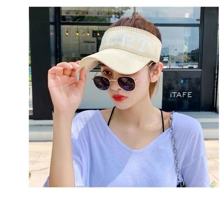 Surge Protection Hut für Damen, Sommer-Bassballkappe im Koran-Stil, Outdoor-Sport-Lauf-Sonnenschutz-Visier-Msh-Hut,_voghion.com