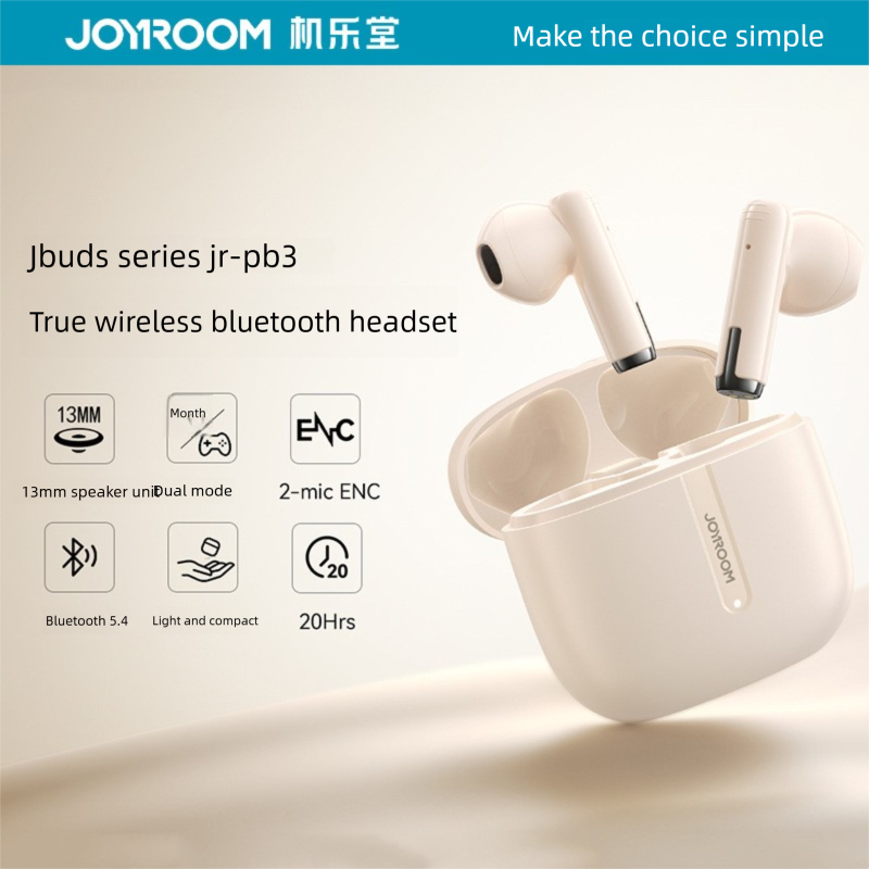 Jiletang 2025 True ENC Noise Cancelling Bluetooth 5.4 Dual Ear TWS Wireless Earbuds_voghion.com