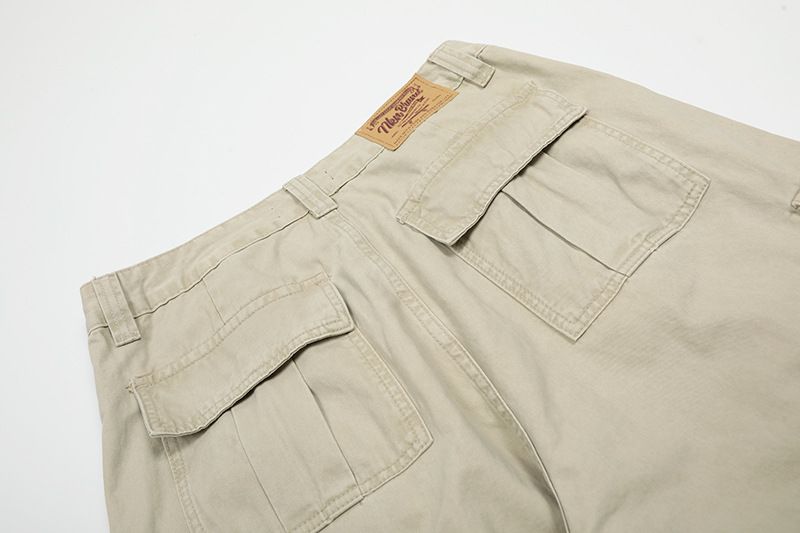 2025 Amerikaanse stijl populaire gevouwen multi-pocket cargo jeans voor heren trendy merk casual veelzijdig wijde pijpen vloerlengte_voghion.com