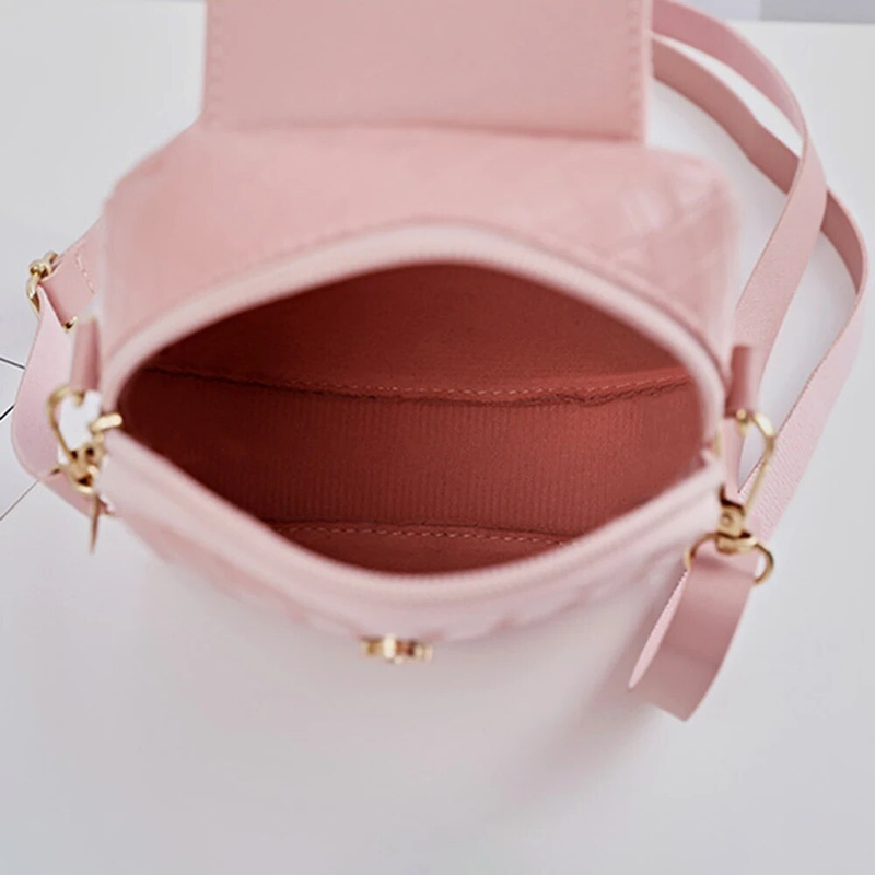 Mode Damen Mini PU Leder Umhängetasche Schultertasche Geldbörse Casual Handy Messenger Bag_voghion.com