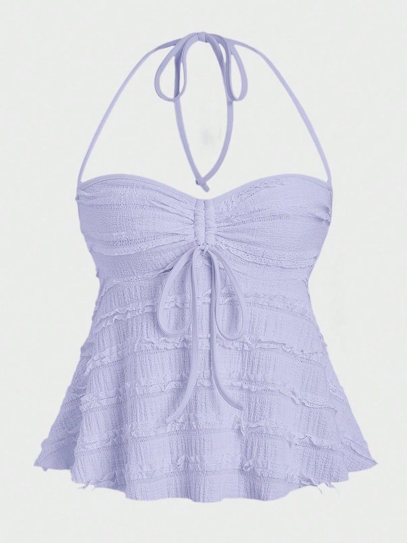 Bretelle da donna con scollo all'americana e lacci irregolari, bretelle estive sexy e calde in maglia_voghion.com
