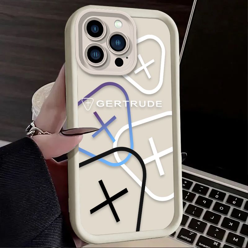 Mode G-Gertrudes Luxus-Hülle für iPhone 14 15 16 13 12 11 Pro Max X XS X S Max XR SE 2020 7 8 Plus Weiche Silikon-Rückseite_voghion.com
