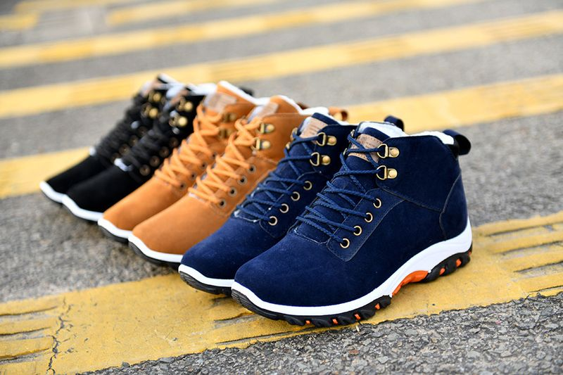 Herre vinterstøvler med sne, vandtætte, varme, skridsikre, fiskeri, ridning, jagt og støvler_voghion.com