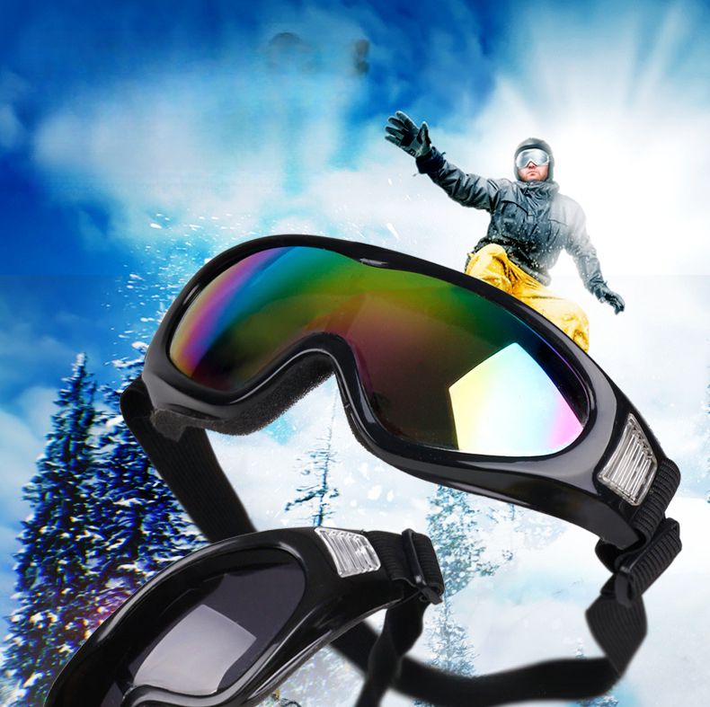 Arbeitsschutzschwamm-Ski-Windschutzbrille für den Außenbereich, stoßfest, spritzwassergeschützt, staubdicht, Motorrad-Schutzbrille_voghion.com