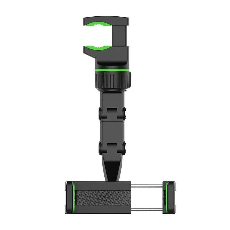 Universal Mobile Car Phone Holder Rear View Mirror Mount Stand 360° Rotatable UK_voghion.com