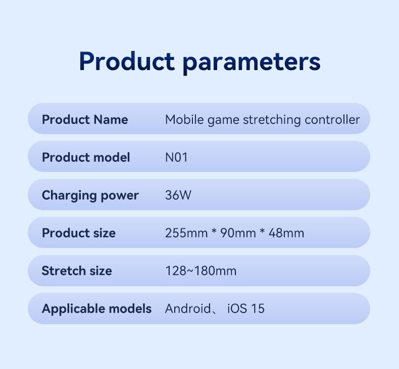 N01 Kablet Stretching Controller Type C Android I15 Mobil Streaming PC/PS/Xbox Cloud Gaming Med Nul Latens_voghion.com