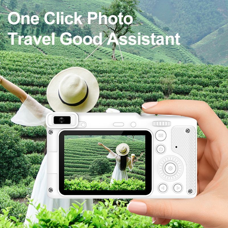 【High Quality】 New Digital Children's Camera HD Photo And Video Recording Stand Birthday Gift Toy_voghion.com