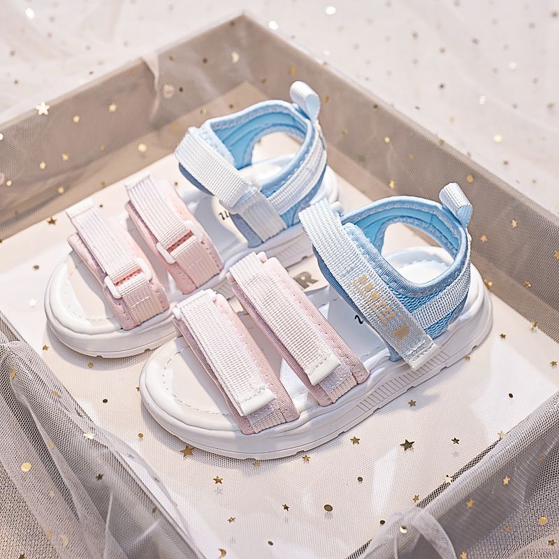 2024 New for and Girls Mid size Big Children's Soft Sole Sandals with Western Style Summer Princess Beach Shoes_voghion.com