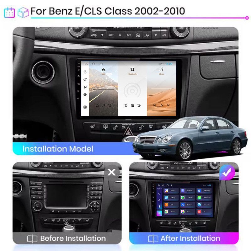Koskee Mercedes Benz E Android Navigator W211 CLS Radio Car DVD -soitinta Autostereot_voghion.com