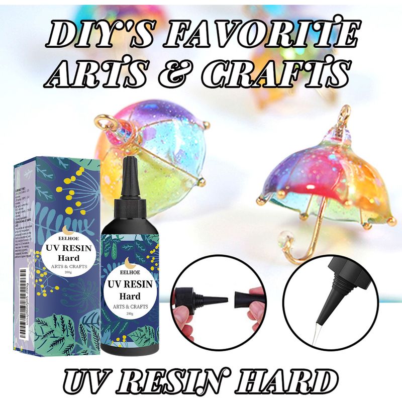 EELHOE High Transparent UV Resin Drops, DIY Manicure Cochlear UV Shadowless Glue Quick Dry Drop Glue_voghion.com