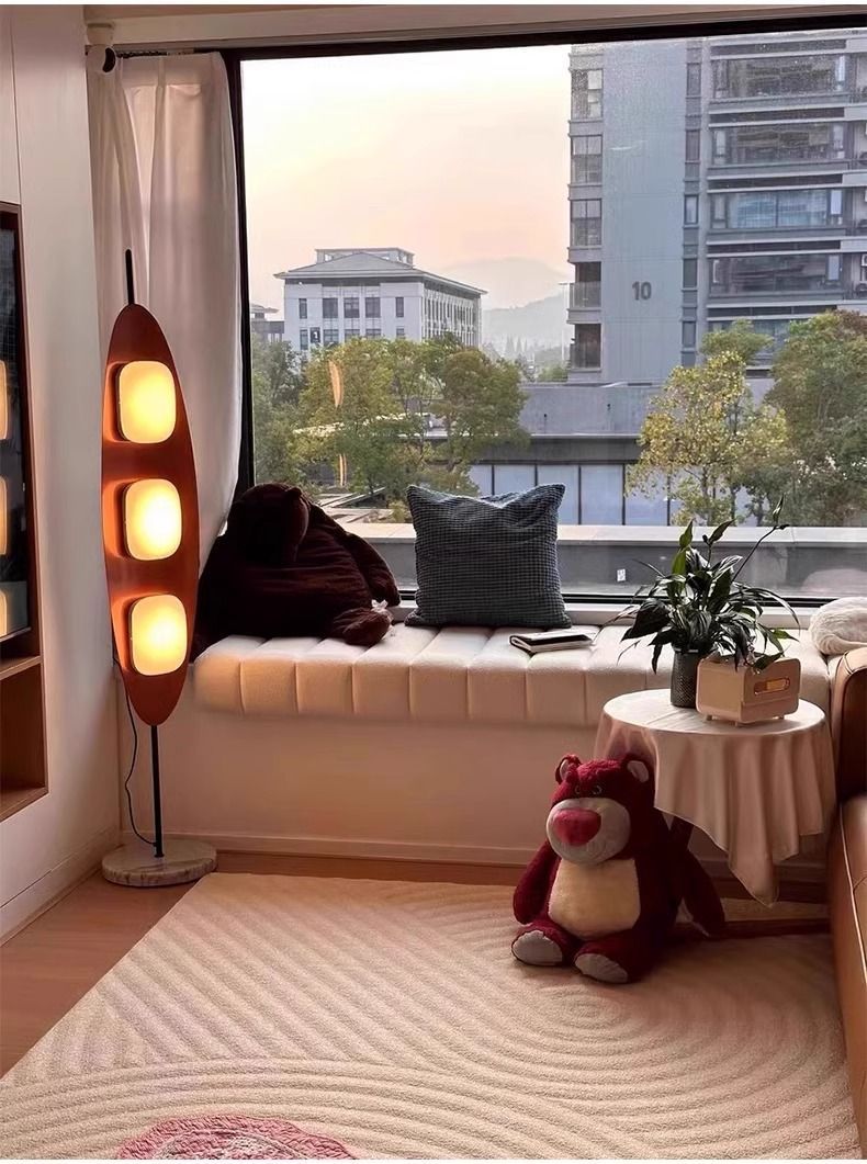 Lampada da terra a forma di nave a vela per soggiorno, camera da letto, studio, sala espositiva, sala modelli di design, artistica_voghion.com