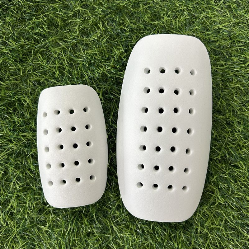 EVA Foam Shin Guards For Soccer - Lightweight Protective Leg Pads For Football, Basketball & Volleyball Training (Pair - White, Small & Large Sizes)_voghion.com