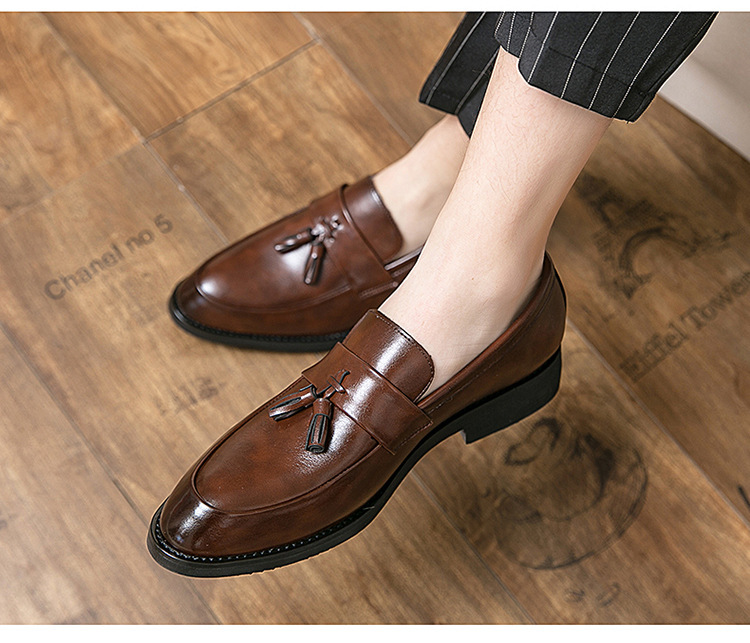 Formales Lackleder für Herren und Damen, bequemes Hochzeits- und Abendschuhwerk_voghion.com