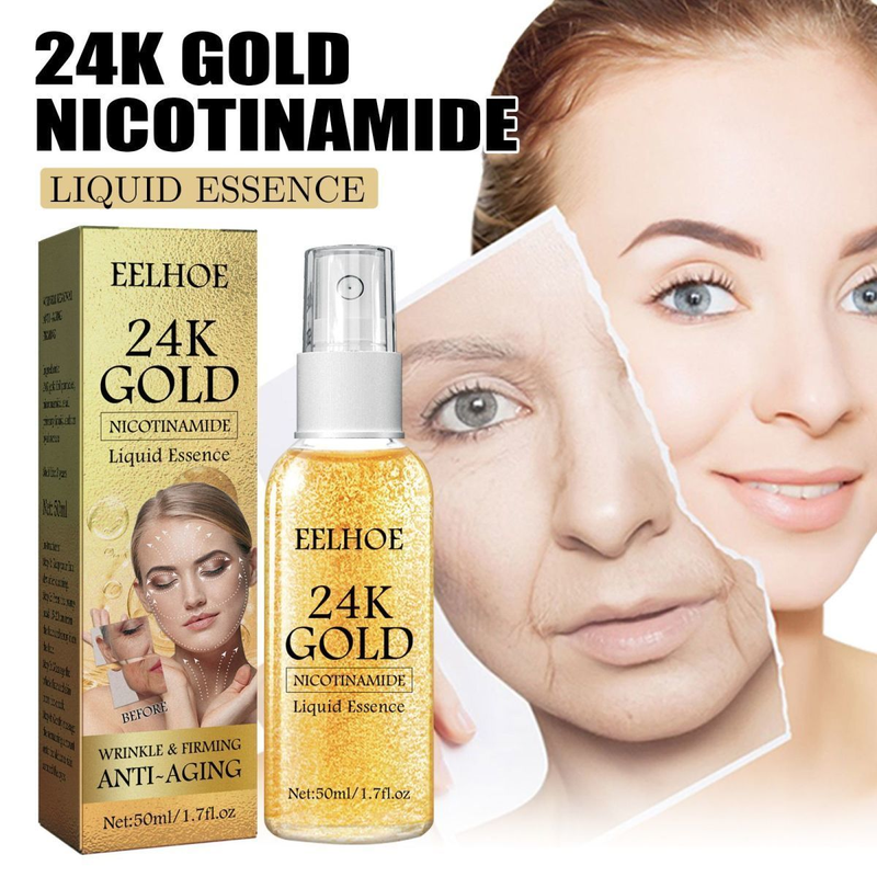 El nuevo spray antiarrugas con lámina de oro 2024 reduce las líneas finas, hidrata, levanta la piel y reafirma la esencia._voghion.com