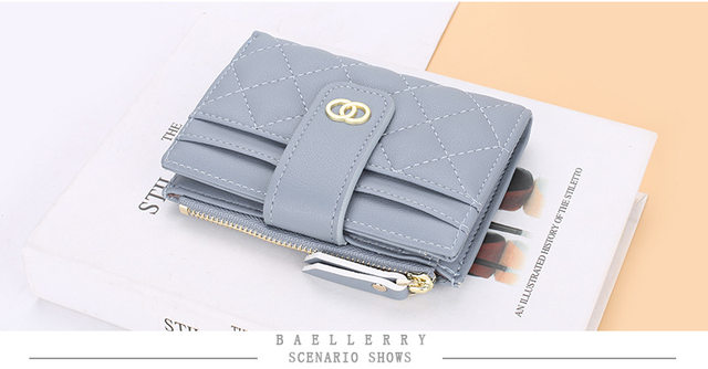 New Women Wallets Fashion PU Leather Top Quality Female Purse Short Card Holder Brand Wallet For Women_voghion.com