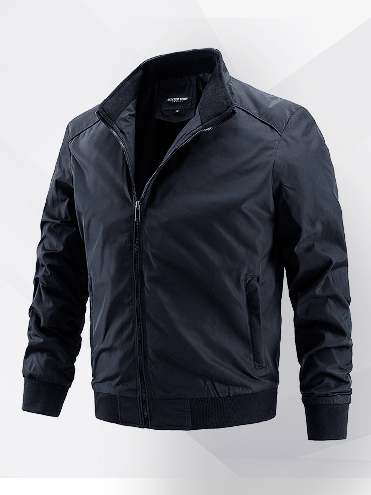 "Chic Clothing for the Cool Autumn and Winter Seasons thin spring and autumn jacket, casual windbreaker, Korean version, trendy men's clothing_voghion.com
