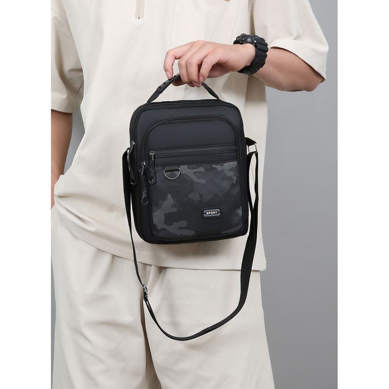 Multifunctionele heren crossbody verticale versie mobiele telefoon veelzijdig, draagbaar, modieus outdoor kleine schoudertas_voghion.com