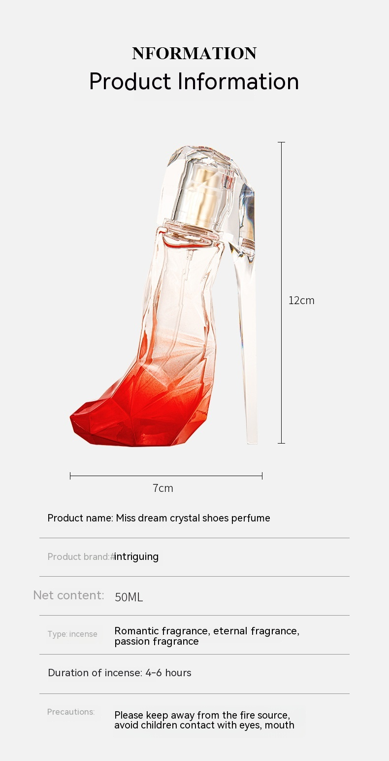 Ny parfym Intressant Miss Dream Crystal Shoes Parfym Blomma och frukt Doft Fräsch och bestående Lätt doft för kvinnor Audis Parfym_voghion.com