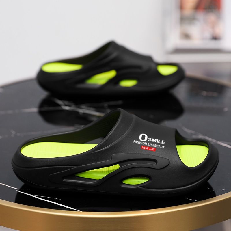 Pantofole da uomo, stile estivo 2025, leggere, comode per l'uso domestico, con un senso di "cacca calpestata",_voghion.com