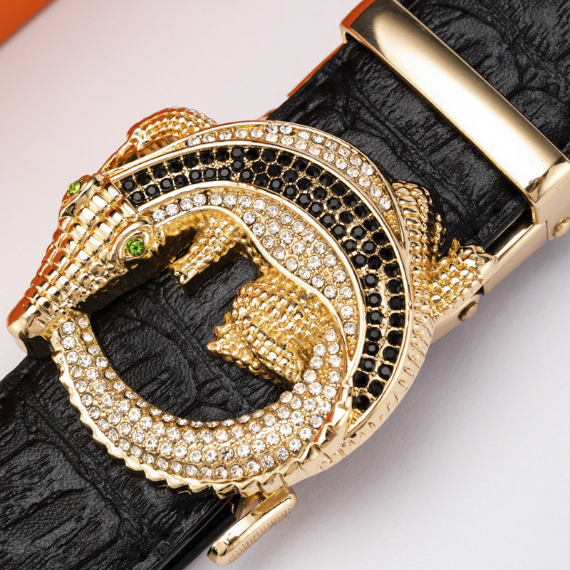 VOOTHOST Männer Gürtel Leder Gürtel Metall Legierung Automatische Schnalle Marke Design Taille Gürtel Für Männer Strap Männlichen VB221_voghion.com