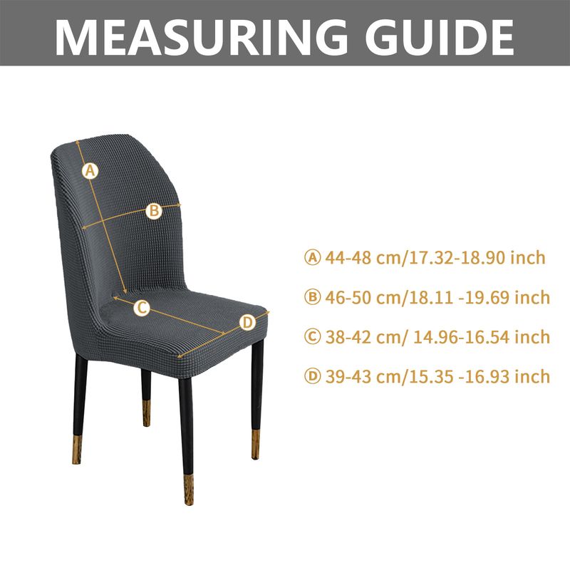 Coprisedie moderne in jacquard – Coprisedie da pranzo in poliestere elasticizzato con elastico antiscivolo, design a righe per casa e bar_voghion.com